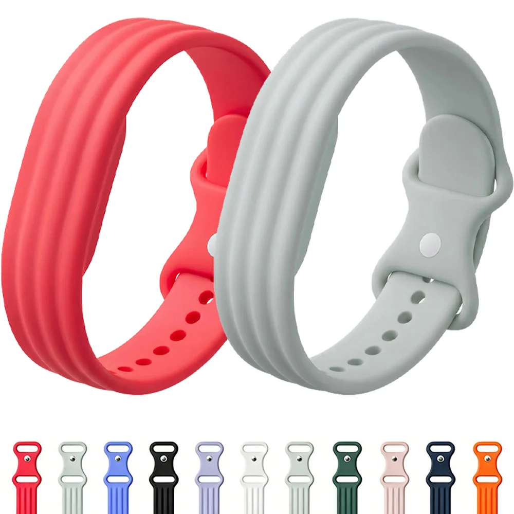 Original-Silikonarmband für Google Fitbit Air Smart-Armband, austauschbares Gürtelzubehör für Google Fitbit Air Sport-Armband