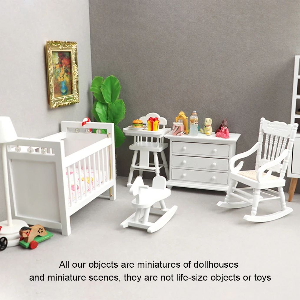 5Pcs/Set Miniature Furniture Living Room 1:12 Toy Doll Home Decorative