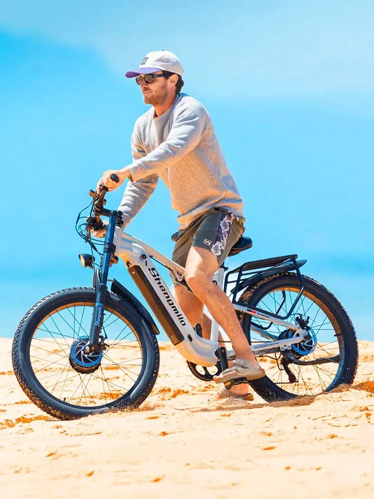Shengmilo S600 E-Mountainbike für Erwachsene, 48V840WH Akku, 26 Zoll Fat Tire, hochwertiges All-Terrain-Elektrofahrrad