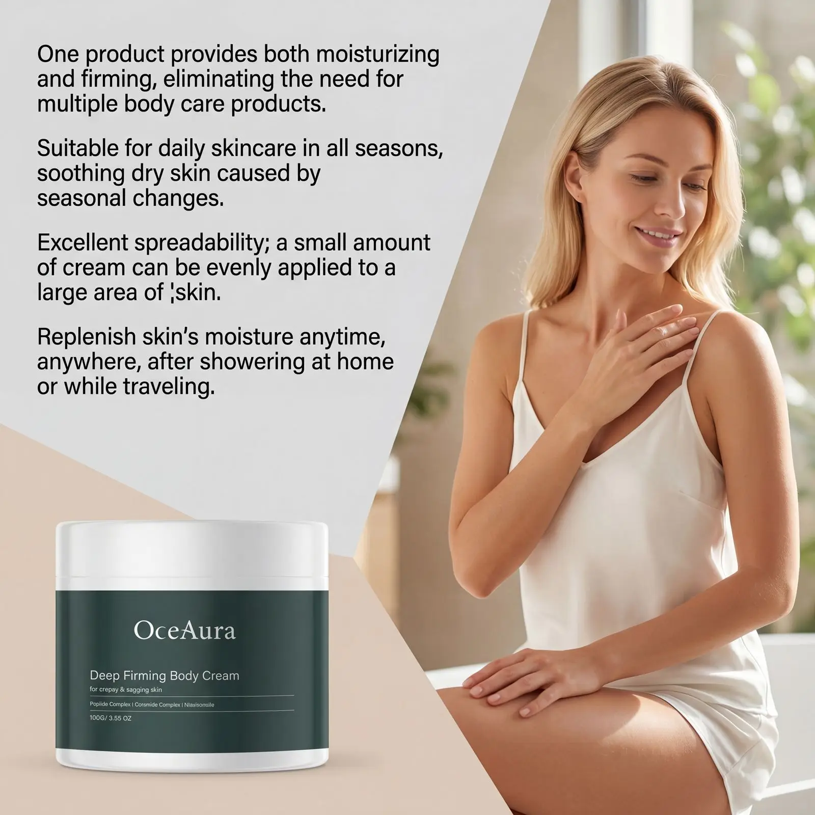 7 Days Fast Firming Body Lotion Anti Sagging Skin Tightening Lotion Deep Hydrating Smooth Uneven Skin Body Moisturizer