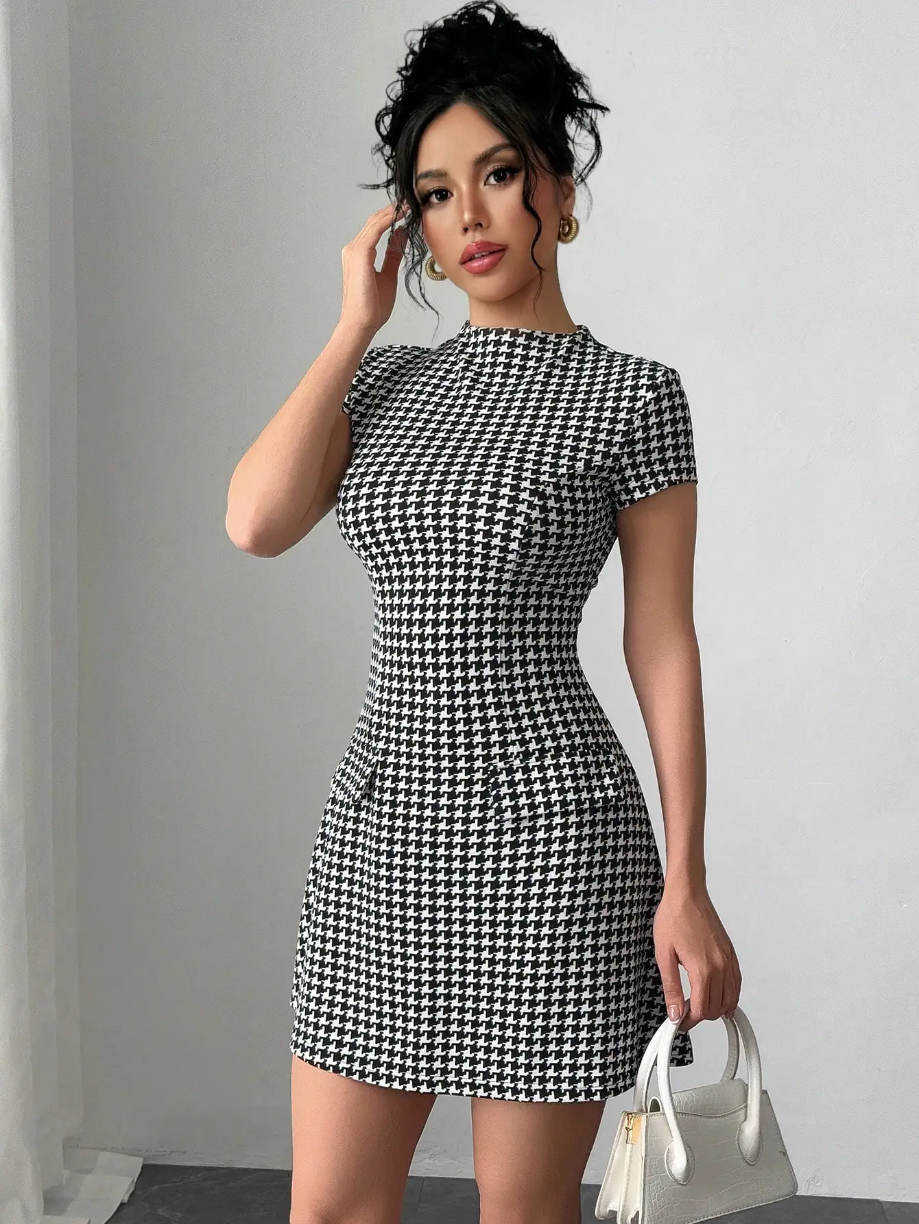 Elegant Women's Faux Pocket Ho - đánh giá và giá French Vintage Floral Midi Dress