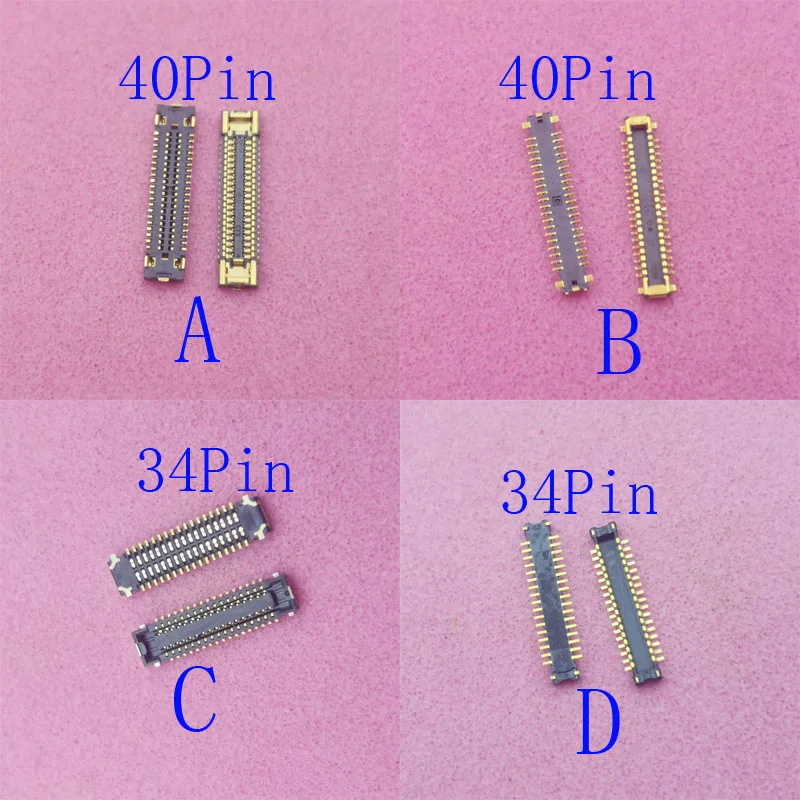 1-20Pcs Lcd Display FPC Connector Usb Charger Plug For Samsung Galaxy M305F M21S M217 M30S M307 M21 M215 M31 M315 M30 34 40 Pin