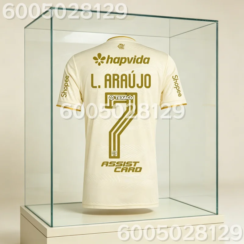 Camisetas de Fútbol Flamengo para Local y Visitante, Cómodas, Transpirables, de Manga Corta, para Adultos, Familia y Niños