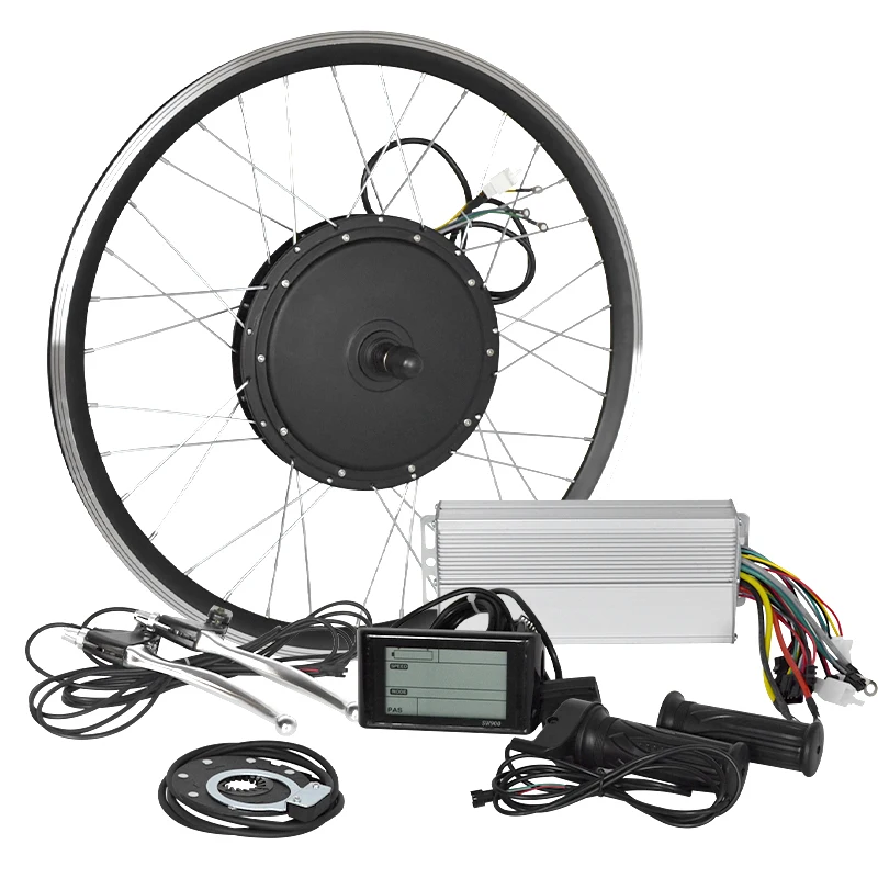 26 Inch Electric Wheels Bike Kit Electric E Bike Kits Ebike Conversion Kit 3000w