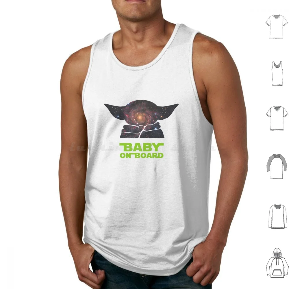 Baby On Board Tank Tops Print Cotton Baby Funny Parody Car Sw Jedi Stars Series Netflix Beautiful Bestseller Cute Nice