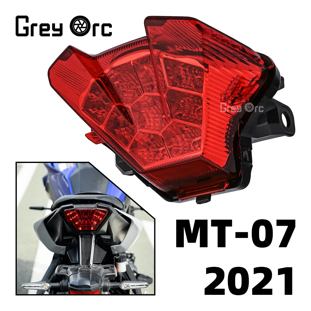 For Yamaha MT-07 MT07 2018 2019 2020 2021 2022 2023 2024 Motorcycle Rear Tail Light Brake Turn Signal Assembly