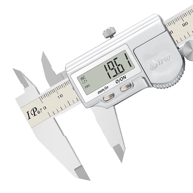 0-150 mm IP67 Waterproof Digital Vernier Caliper Ruler Vernier Caliper Micrometer Digital Calipers 0.01mm Waterproof and anti co