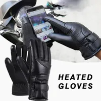New 1Pair Motorcycle Electric Glove Winter Warmth Cold Resistance Touch Screen 5V USB Outdoor Sport Gloves Warm Heating Gloves
