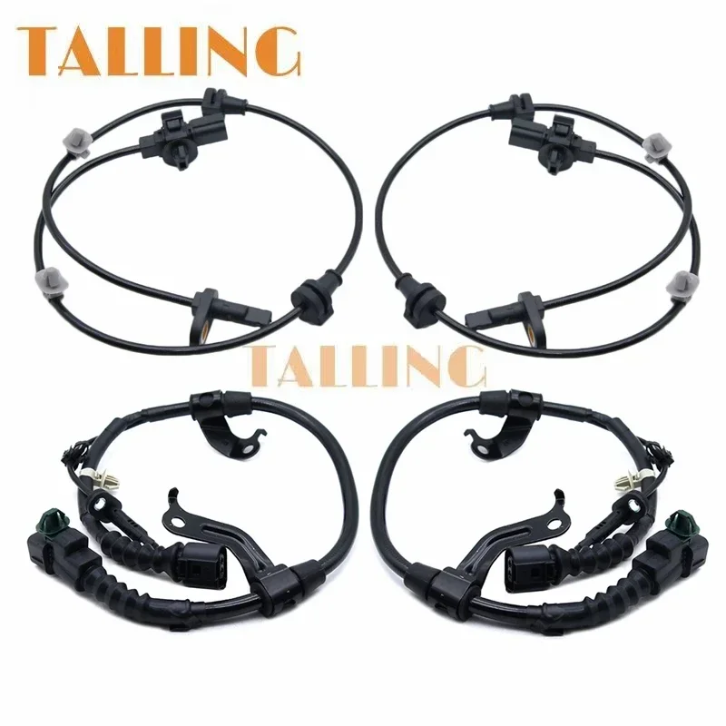 4PCS Front Rear Left/Right ABS Wheel Speed Sensor For Honda Civic New 47510-TEA-T01 47560-TEA-T01 57450-TEA-T01 57455-TEA-T01