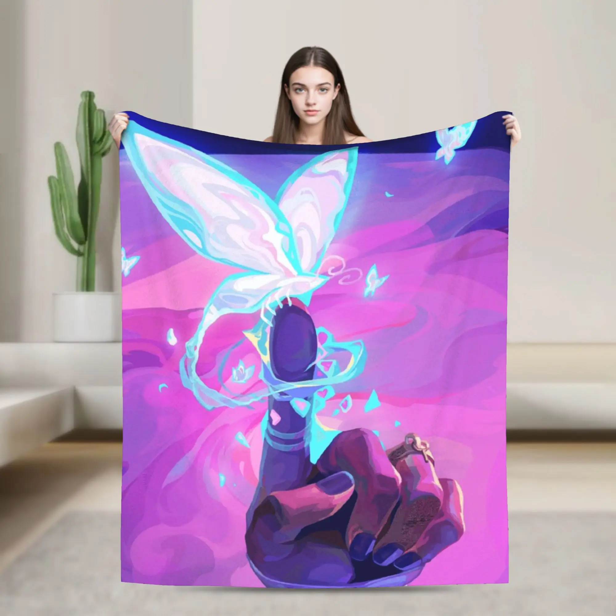 

Super Soft BlanketsChild Airplane Travel Valorant Bedding Throws Flannel Bedspread For Home Decor Fluffy Sofa Bed Cover