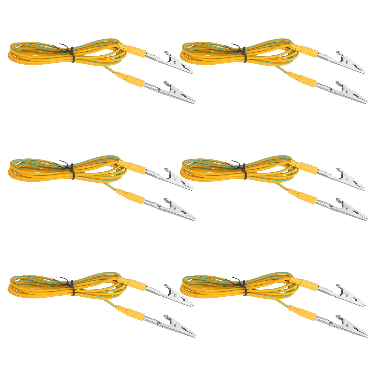 

5Pcs Anti-Static Ground Wire Dual Alligator Clips Durable Grounding Cable Cord for Electrical Devices Appliance Protection