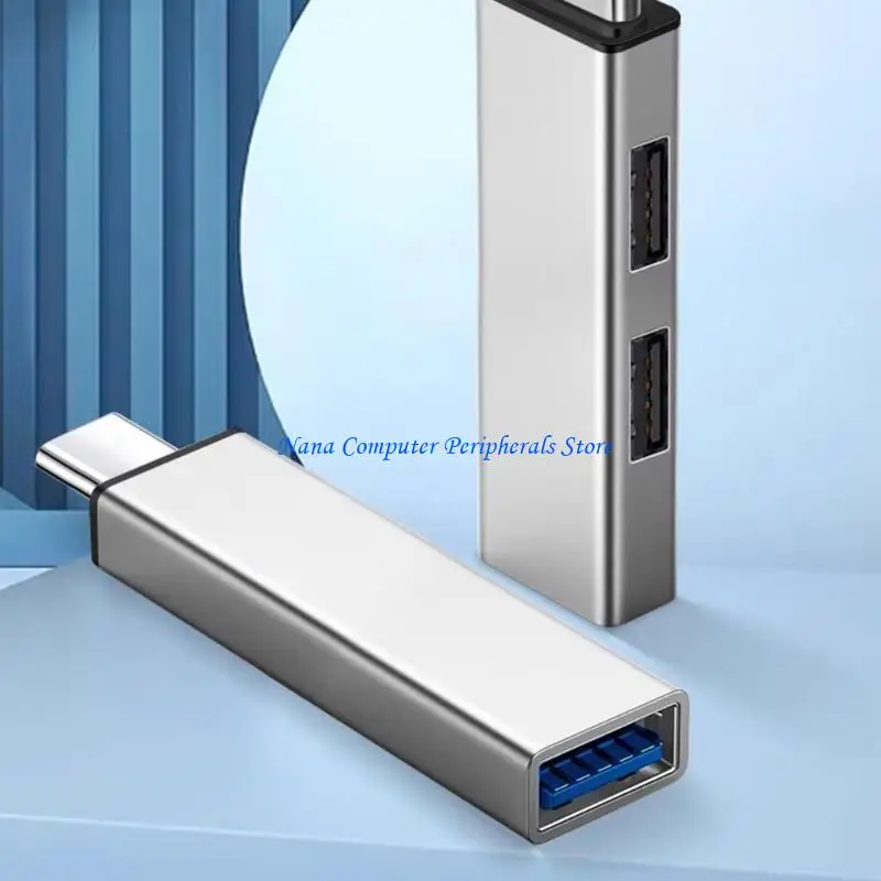 F68C 3PORTS USB Cハブ高速データ転送および高速充電マルチポートアダプター