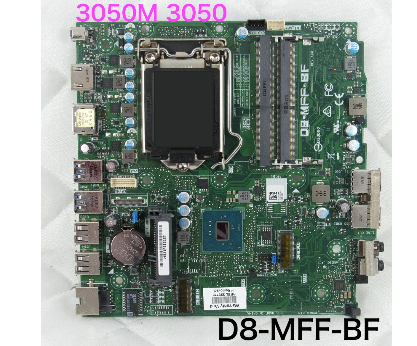 

Suitable For DELL Optiplex 3050 3050M Motherboard D8-MFF-BF CN-0JP3NX JP3NX Mainboard 100% tested fully work