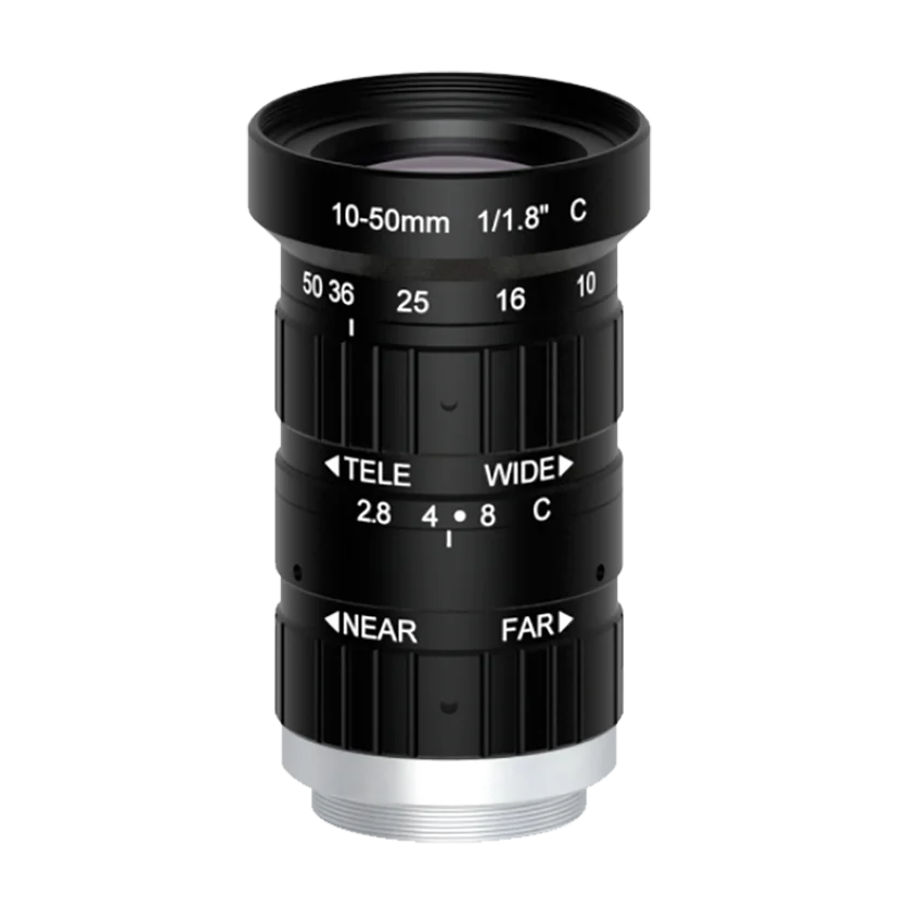 

5 Megapixel 1/1.8" C Mount 10-50mm Manual Iris CCTV Lens