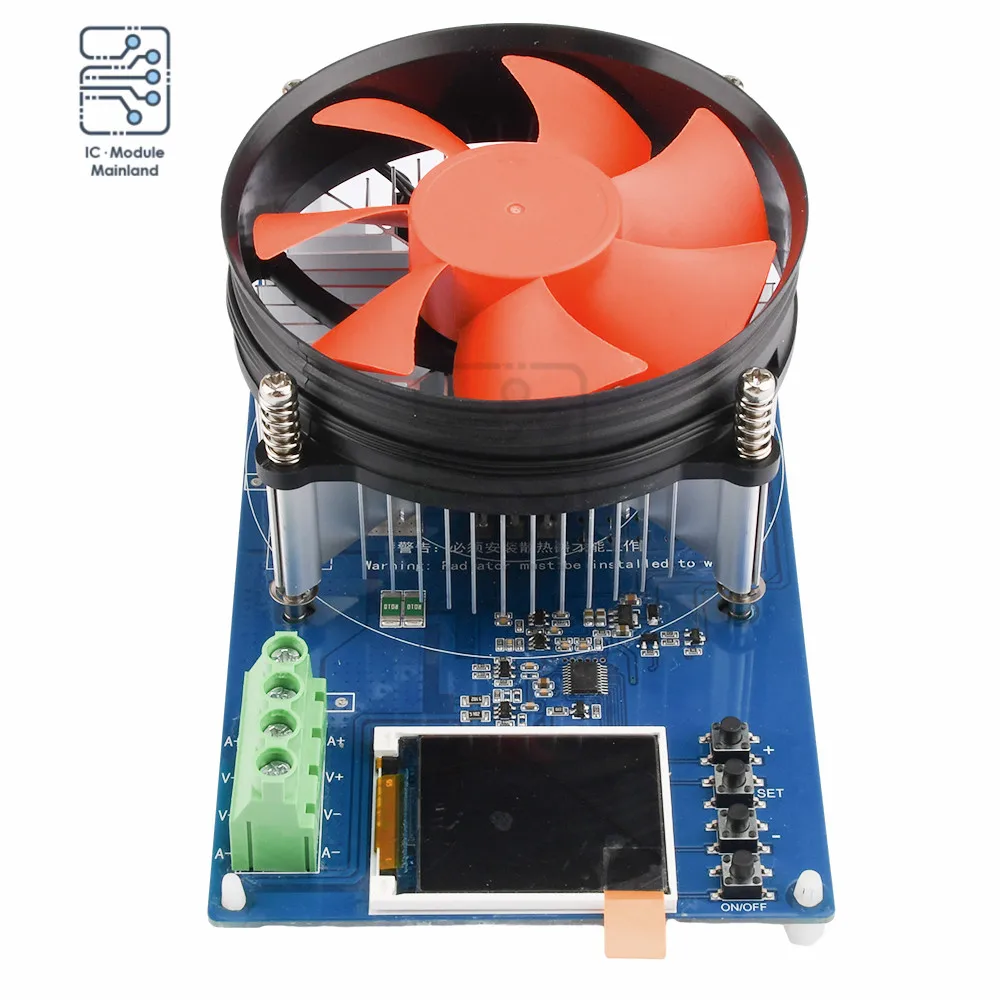 150W DTL150 TFT 1.77-2.4 Inch Ccolour Screen CNC Electronic Load Tester USB Resistor Adjustable Constant Current Module