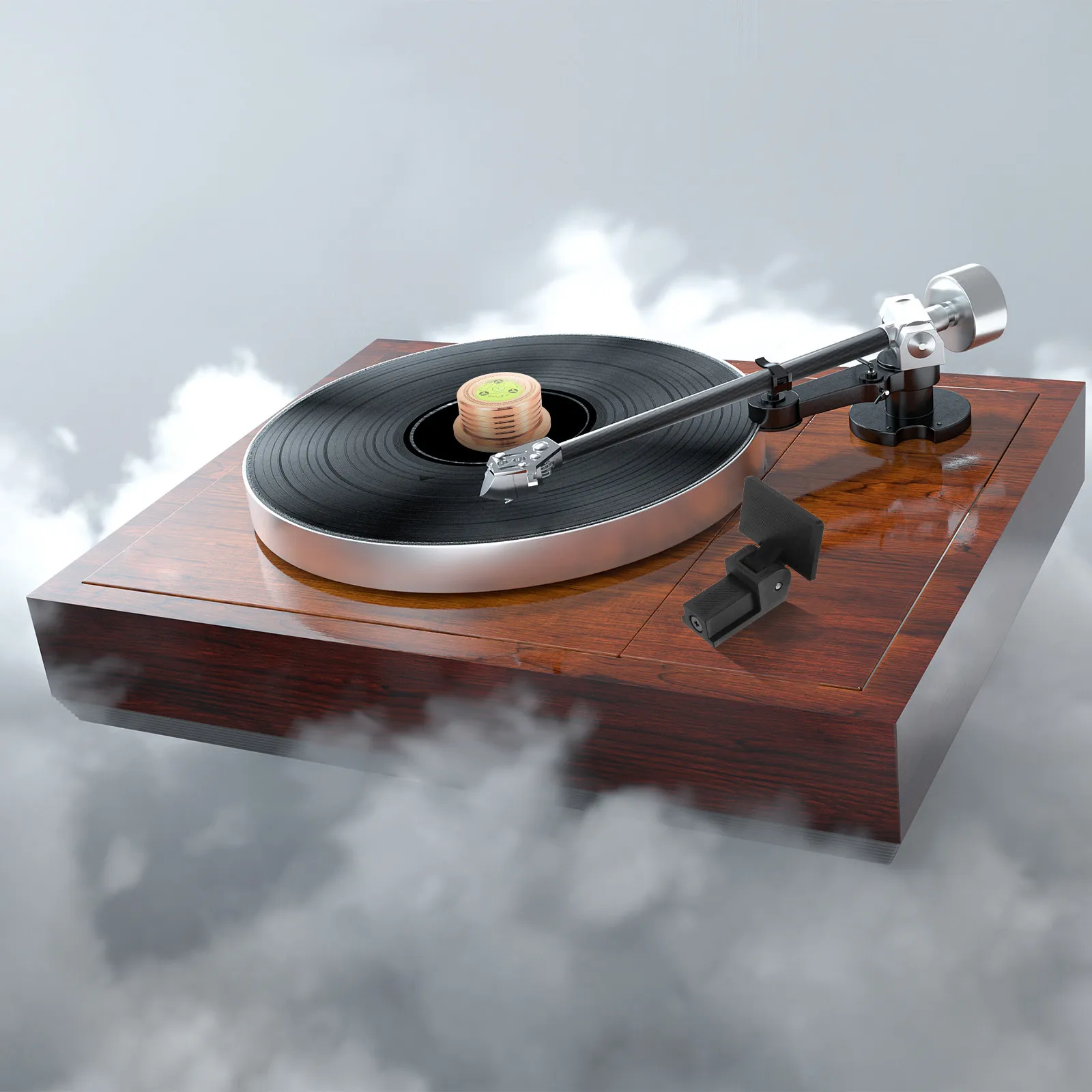 ダストカバーヒンジ-ターンテーブル部品-プラスチック製レコードプレーヤーヒンジ-ビニールプレーヤー用交換部品-ダストカバー蓋アップグレード-簡単に取り付け可能