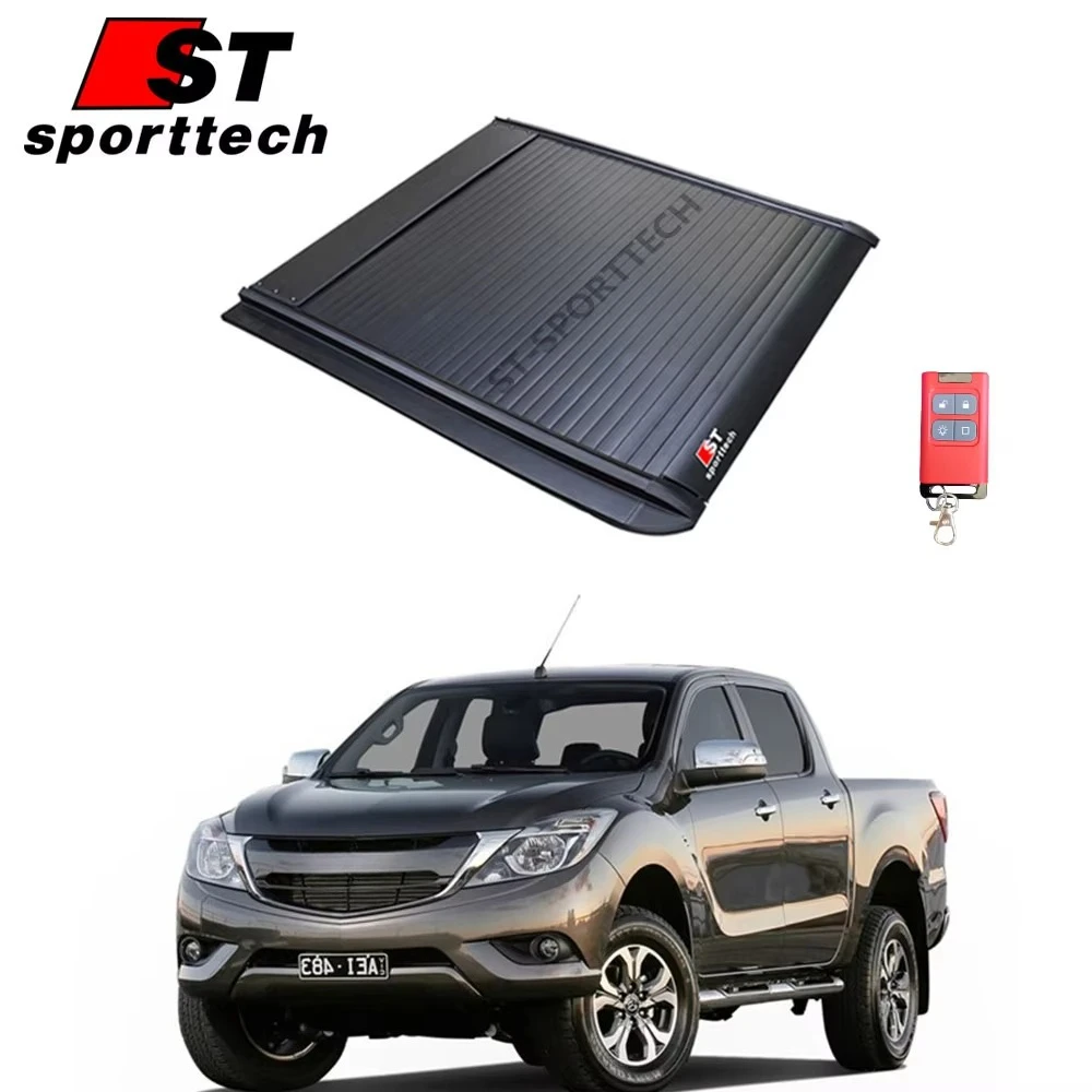 

High Quality Tonneau Bed Cover Retractable Pickup Hard Electric Cover for Back Cover Bt-50 GT 2017