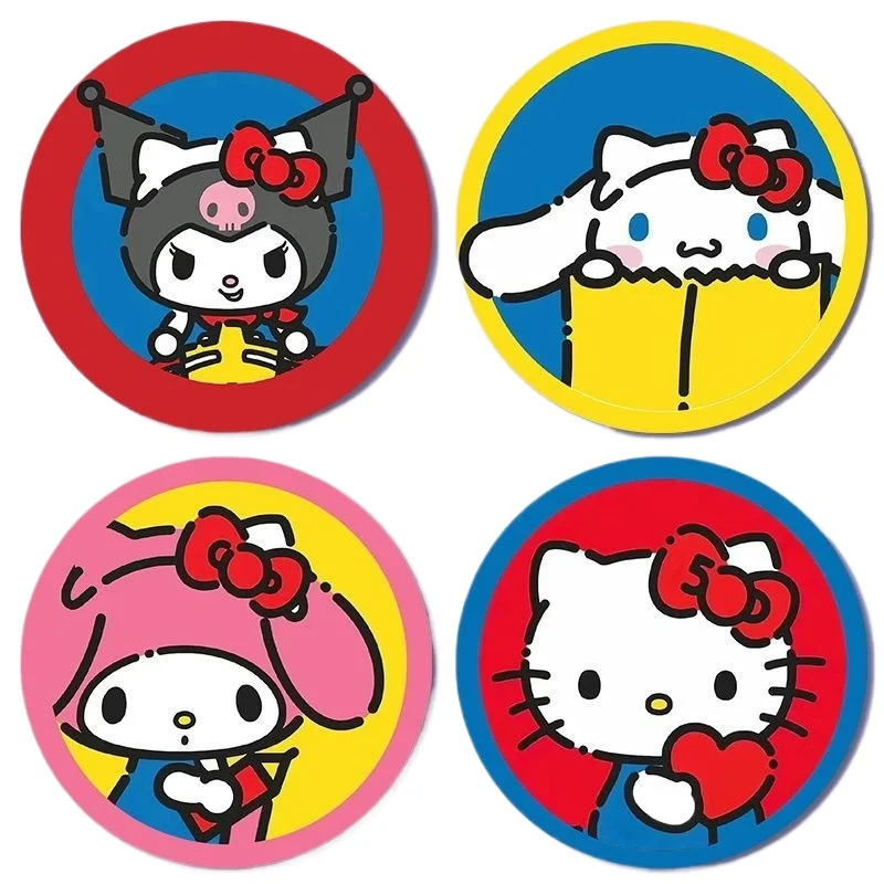 New Hot Cute Kawaii Cartoon Fancy Pet Figure Insulated Coaster Anti Slip Mat Coffee Shop Dining Table Cup Holder