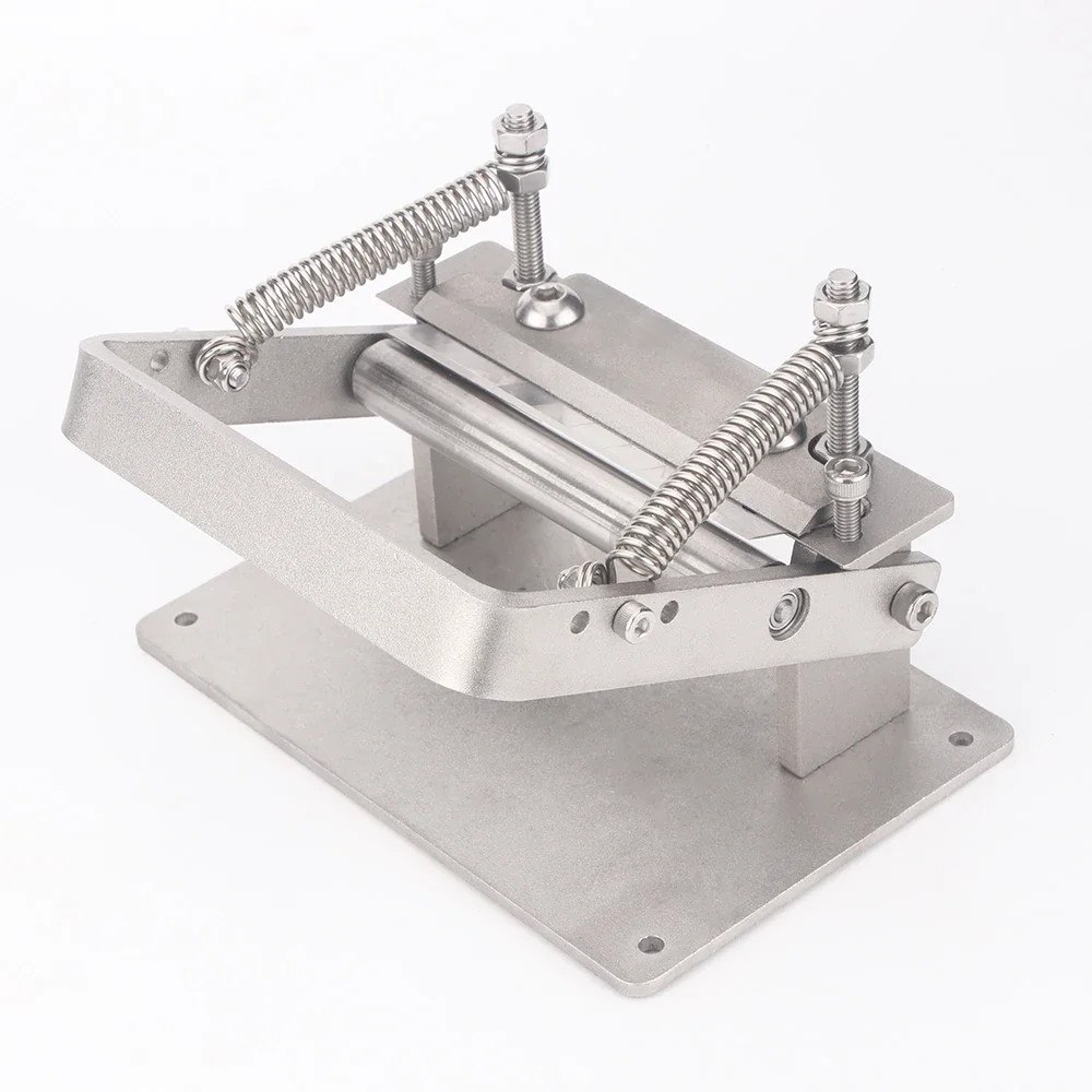 

Stainless Steel DIY Leather Skiving Machine,Manual Leather Thinning Tool for DIY Belt Strap Splitter Cutter with Peeler