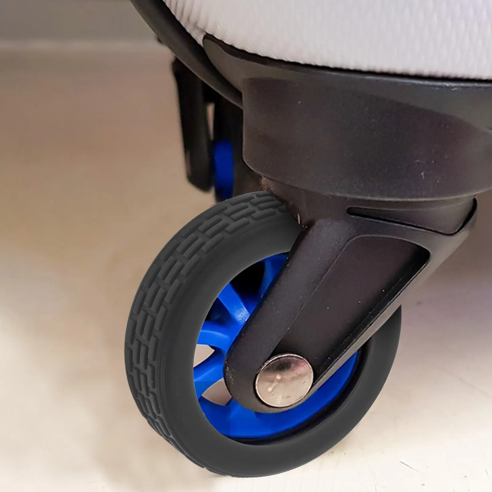 

8 шт. защитных чехлов для колес багажа, премиум-класс, силиконовые, прочные, снижающие шум, устойчивые к истиранию, универсальные для колес чемоданов