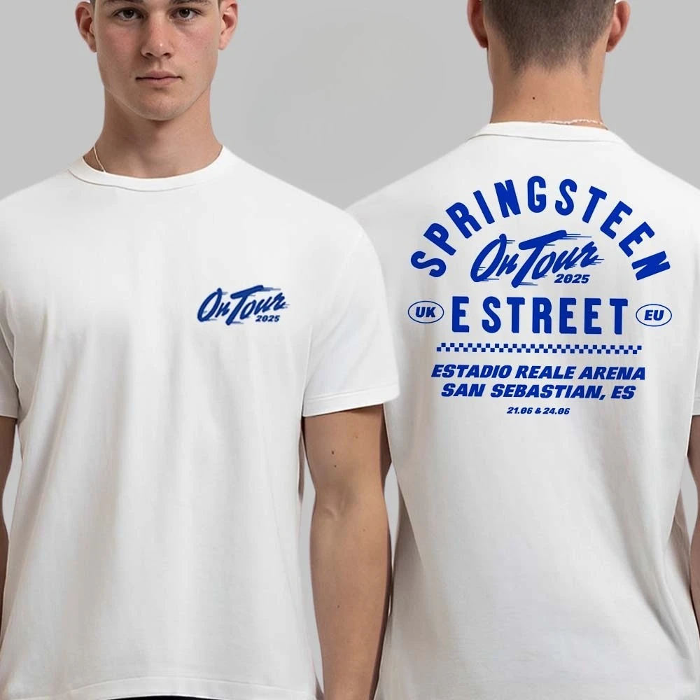 أفضل فرقة بروس سبرينغستين وإي ستريت باند في جولة 2025 في ألمانيا في أوليمبياساديون في 11 يونيو 2025 تي شيرت للجنسين على الوجهين #2