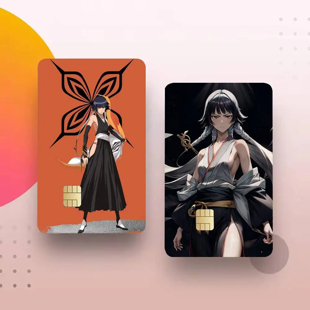 Bleach Anime 4pcs 1Set Film Skin for Debit Credit Bank Visa Card Decal Cover