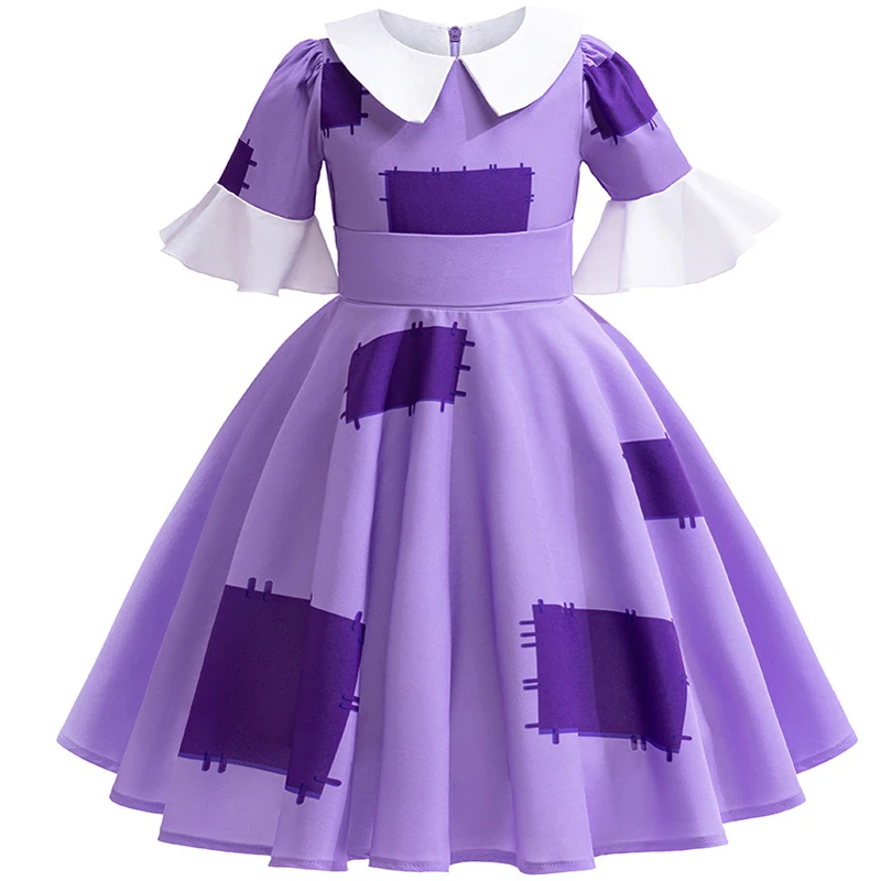 The Amazing Digital Circus Cosplay Jakarta Halloween Dress Up Baby Children Short Sleeve Birthday Party Dresses For Kids