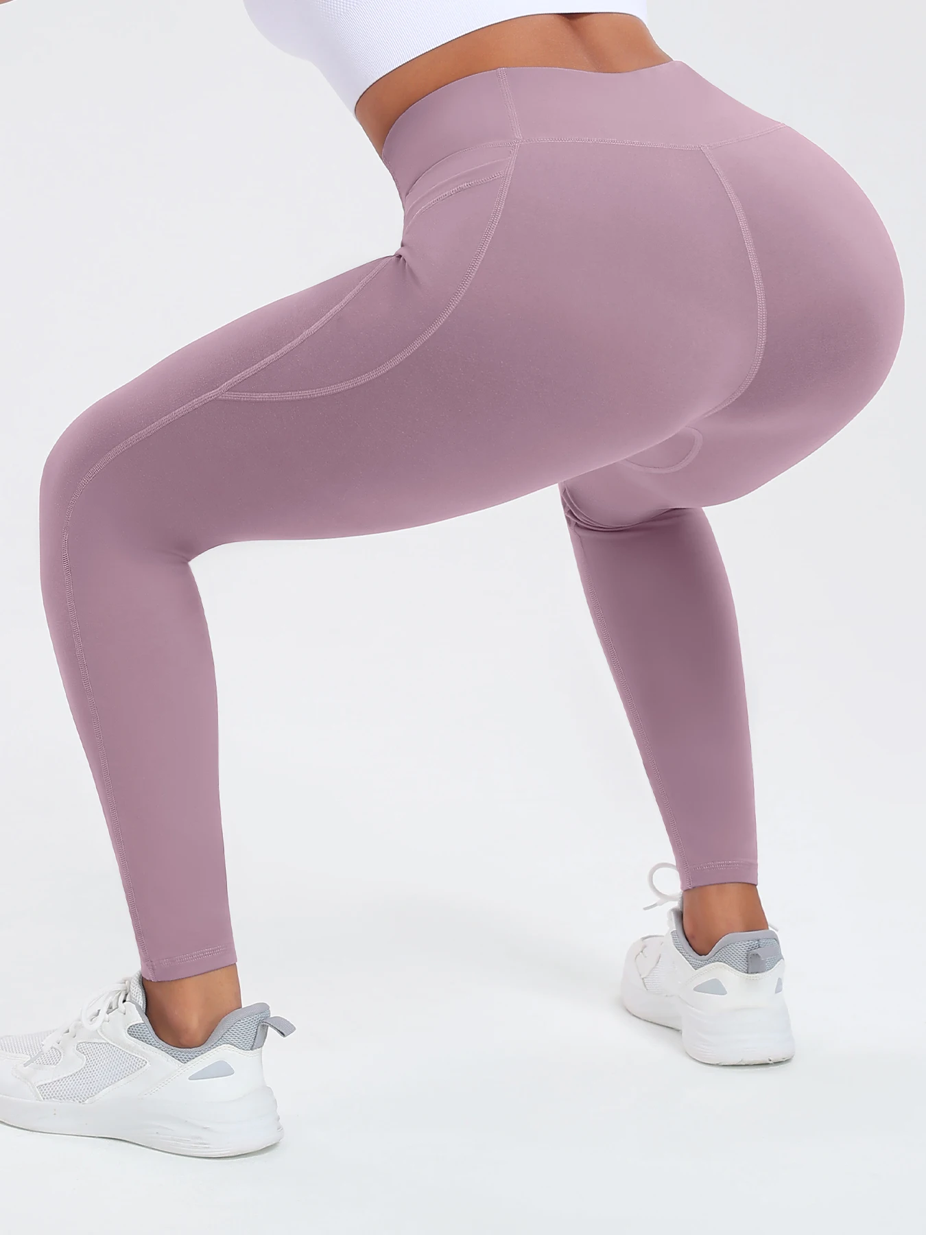Women Yoga Leggings With Pockets High Waisted Super Soft Tummy Control For Workout Running