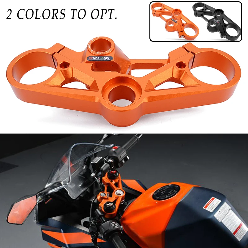 

2023 Front Fork Lowering Triple Tree Front End Upper Top Clamp For KT-M RC390 RC 390 2022-2023