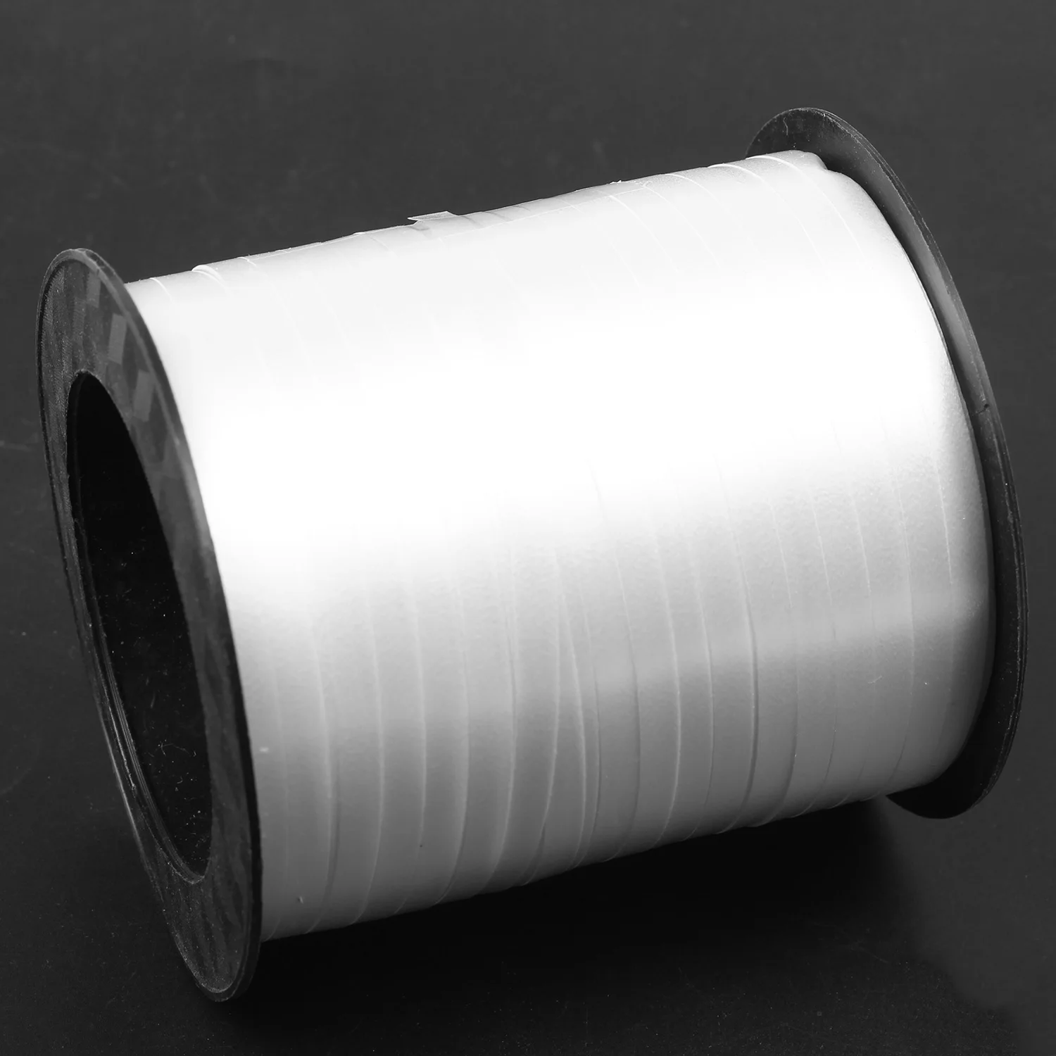 1 Roll Balloon Ribbon 225m 5mm for Wedding Party（white）