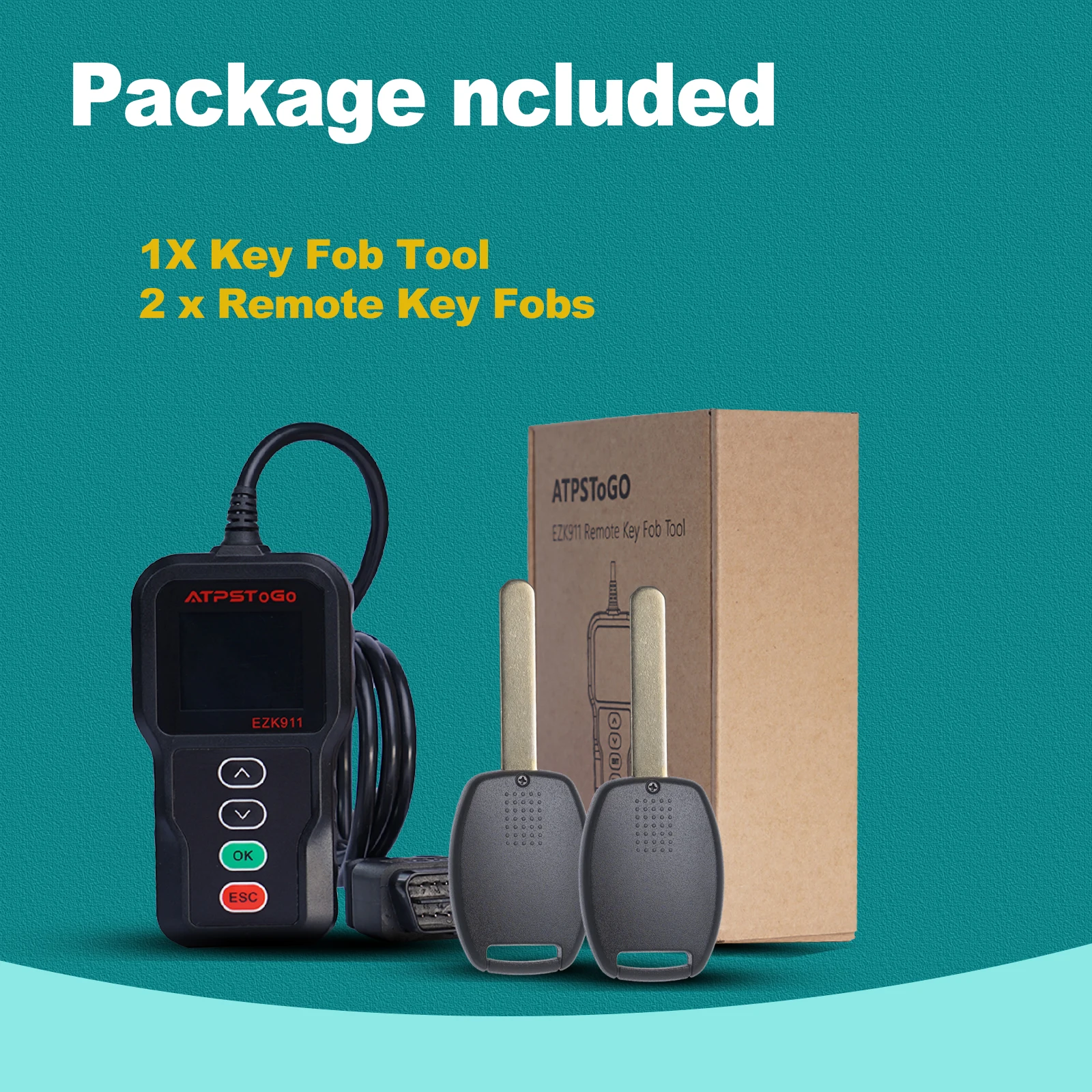 Picture 7: New Replacement Remote Key fob and Programmer tool For2005 2006 2007 2008 Honda Pilot programming Key fob CWTWB1U545