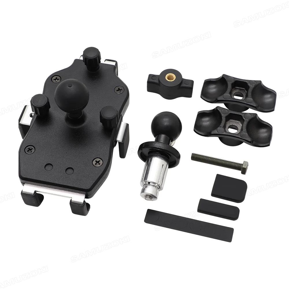 Motorcycle Phone Camera Holder Navigation Grips Bracket Adjustable for Yamaha R1 R6 BMW-S1000RR Honda F5 CBR650F