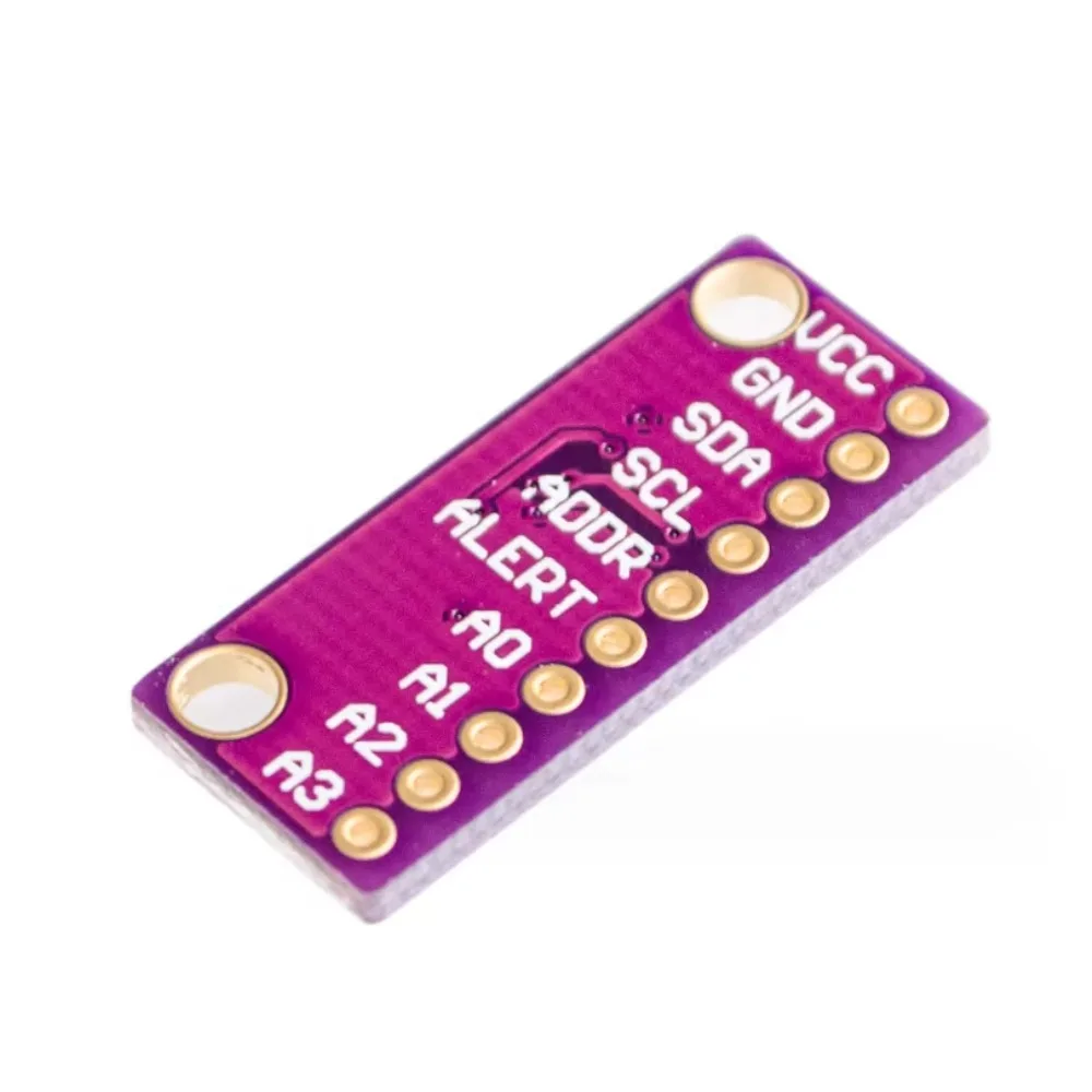 10 قطعة/الوحدة الأرجواني GY-ADS1015 البسيطة 12 بت الدقة التناظرية إلى الرقمية محول ADC مجلس التنمية وحدة