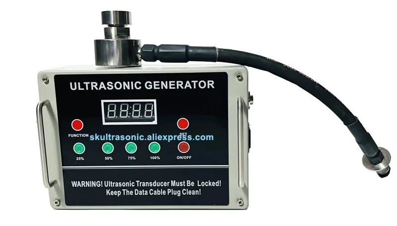 

Ultrasonic vibration equipment generator and sensors for ultrasonic vibrating screen