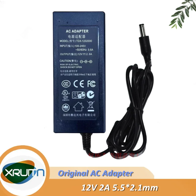 

Оригинальный TDX- 1202000 ТДХ- 1203000 ТДХ- 1204000 ТДХ- 1205000 Teng Da Xing 12V 2A 3A 4A 5A Адаптер переменного тока Зарядное устройство Блок питания 5,5*2,1 мм