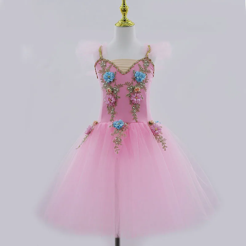 Professional Ballet Dress Women Girls Adult Kids Tutu Ballet Swan Lake Ballet Costume Ballerina Performance Dance Outfit