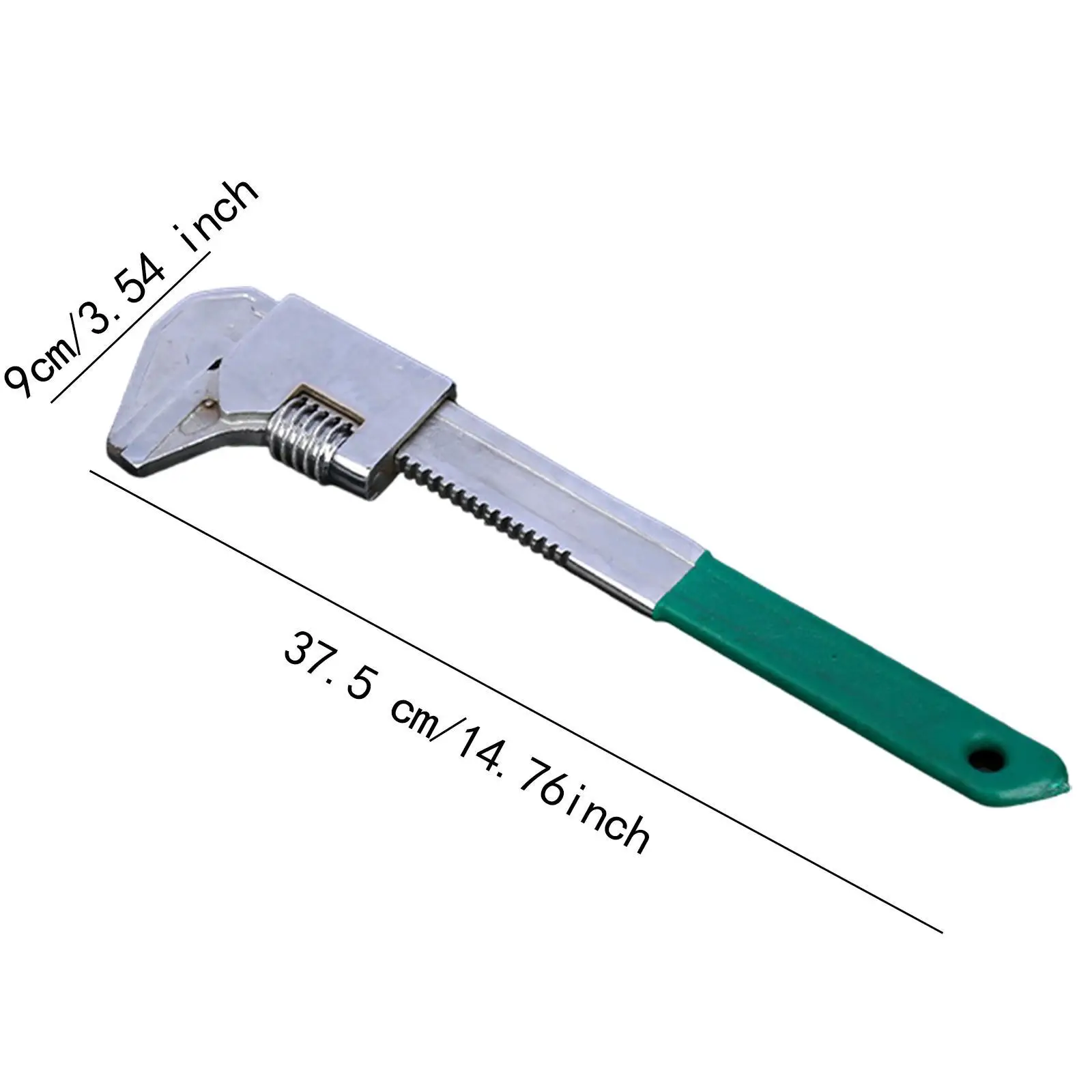 Llave de tubo ajustable tipo F, herramientas manuales versátiles, llave de apertura de mandíbula ancha, llave de ángulo recto para proyecto de reparación de automóviles DIY