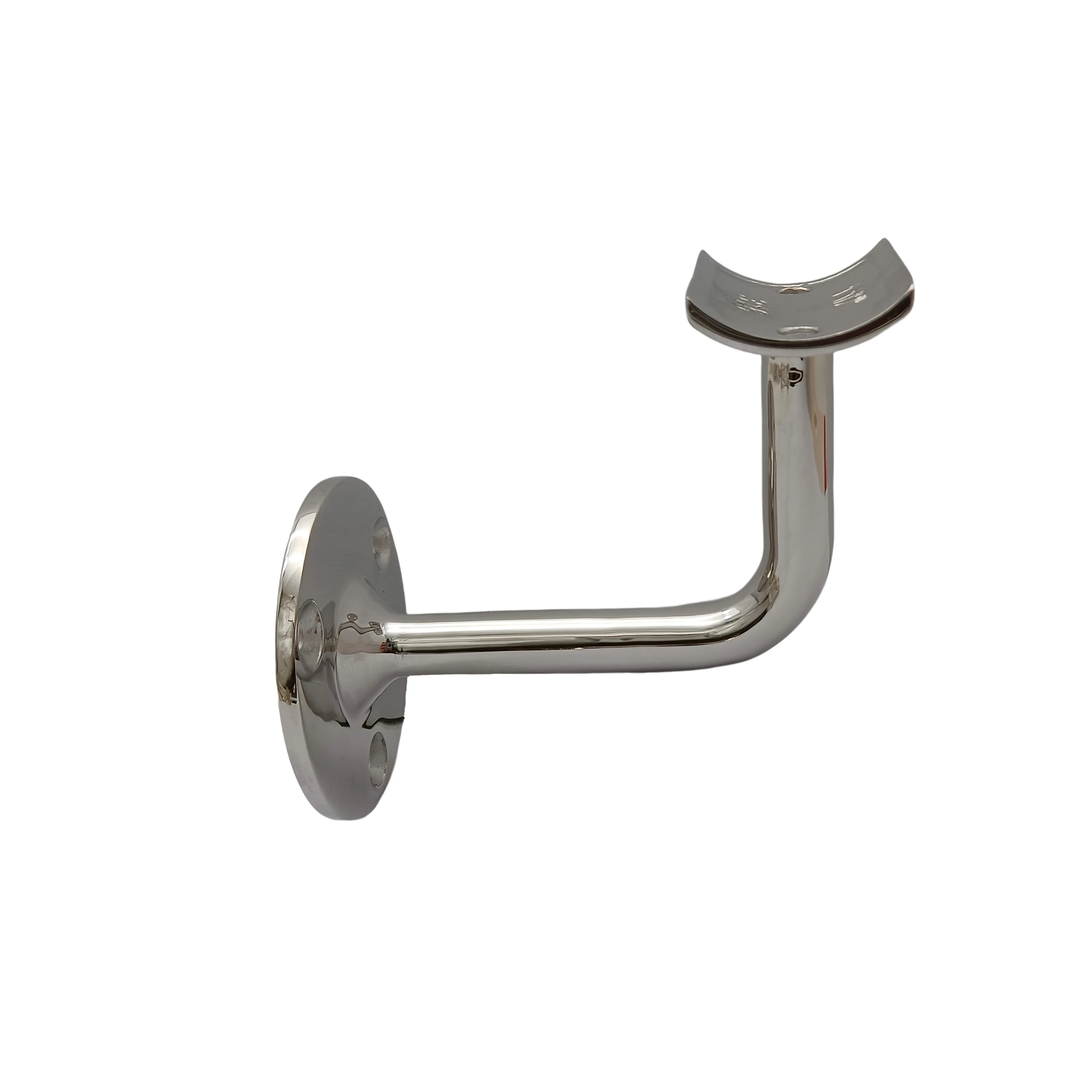 Highco-Cast 316 Stainless Steel 38.1mm Stair Railing Staircase Handrail Base Flange Elbows Handrail End Caps Handrail Bracket