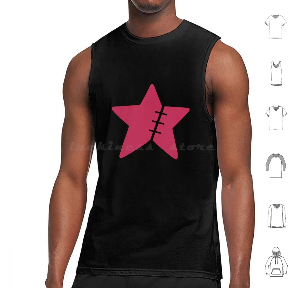 Crimin Tank Tops Print Cotton Mugiwara Red Star Stars Scans Mangasjapan Crimin Simple