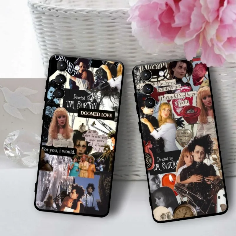 Чехол для телефона с изображением Эдварда из фильма «руки ножницы» для Samsung Galaxy S20 S21 FE S22 S10 Ultra S9 S8 Samsung Note 20 10 Lite