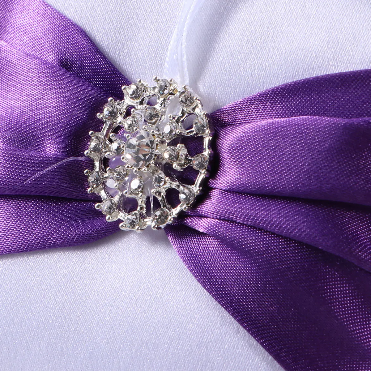 

10X10Cm Crystal Rhinestone Ring Pillow Lace Wedding Ring Bearer Cushion For Bridal Engagement Party Decor Supplies