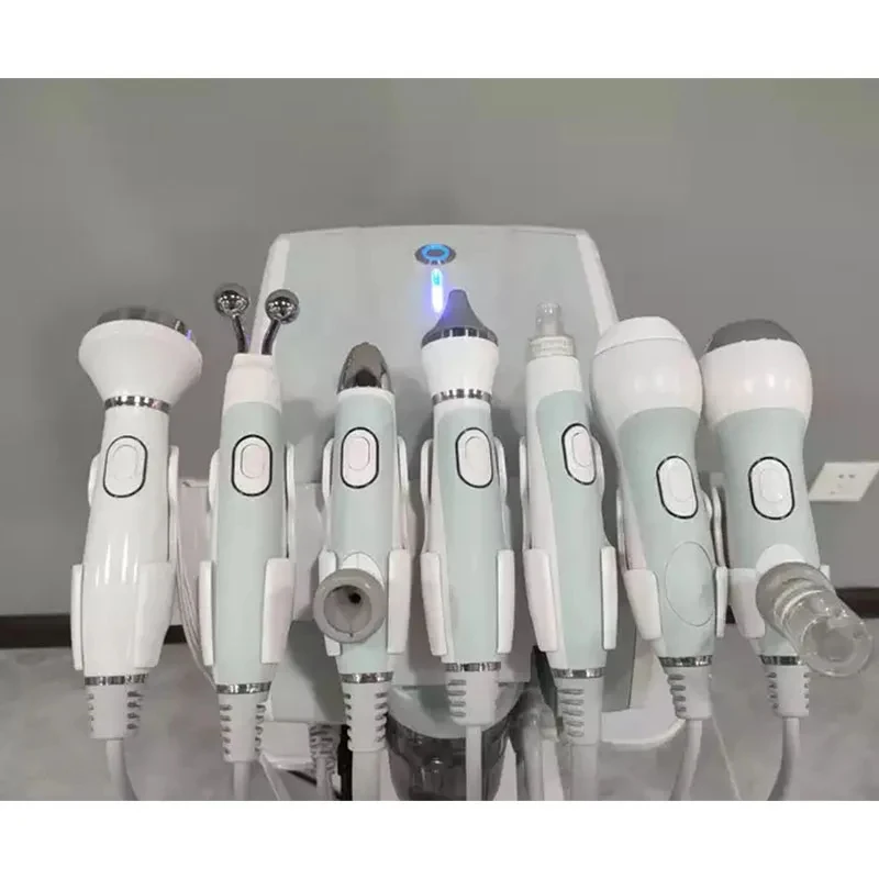 8 in 1 Hydro Water Oxygen Jet Peel Machine Ance Pore Cleaner Facial Massage Exfoliating Skin Whitening Skin Care Device