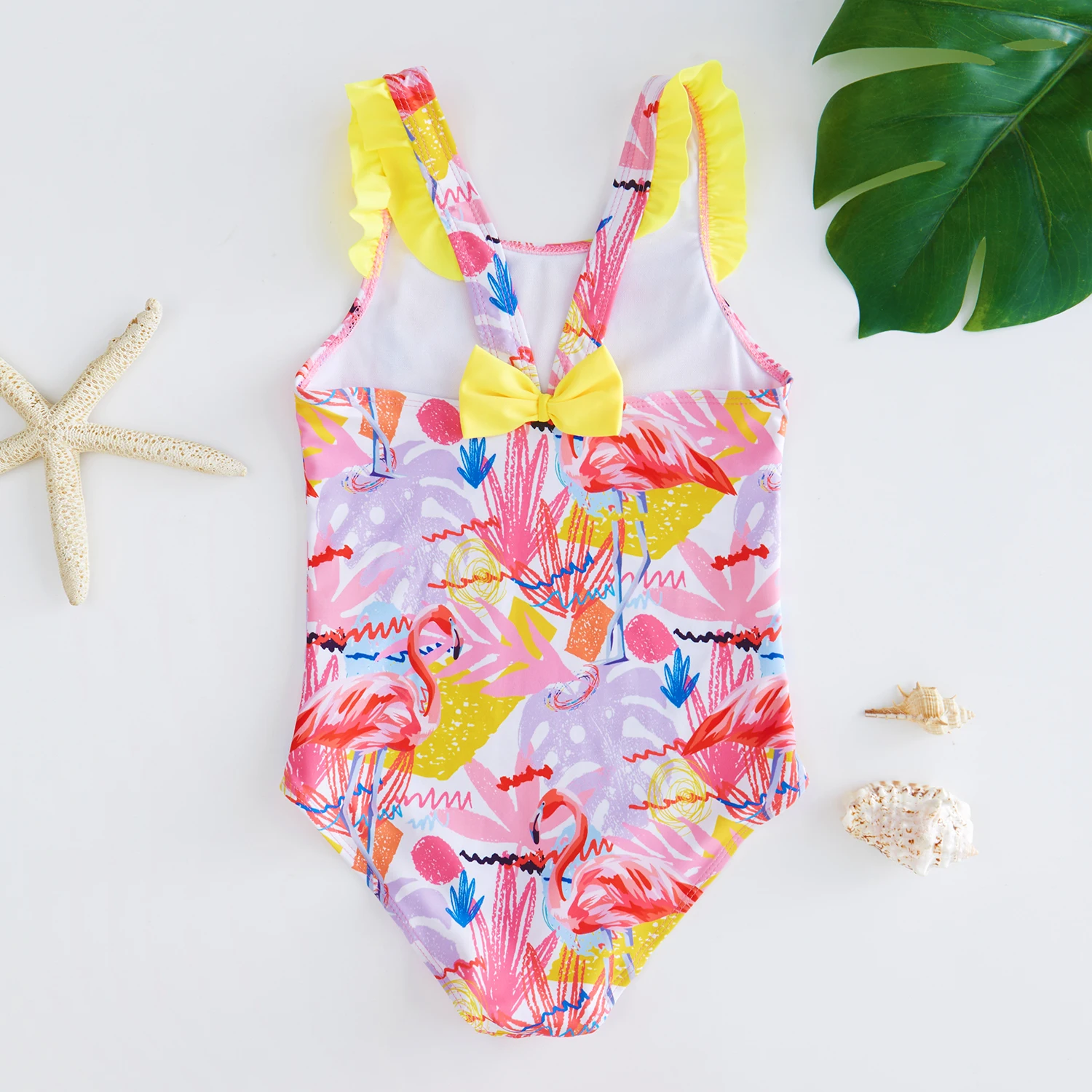 1~10Year Toddler Baby Girls Swimwear Dot print Girls Swimsuit one piece Children Swimwear Girls Swimming outfit Beach wear