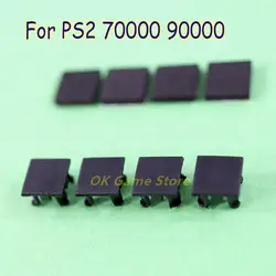 1set For PS2 3W 30000 Plastic Pad Cover Dust Plug Set Rubber Feet Replacement For PS2 7W 9W 70000 90000 Controller