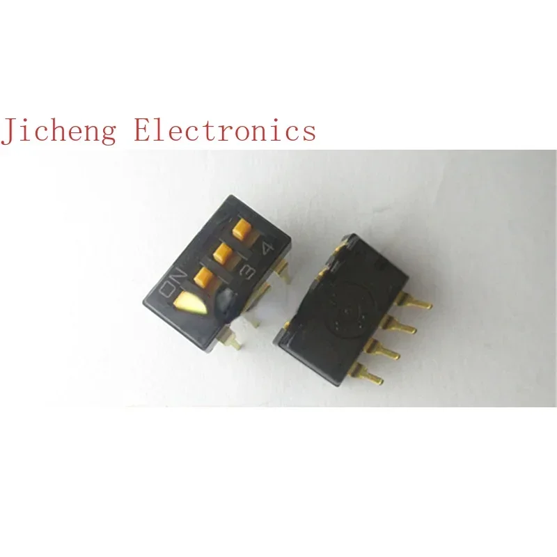 

10PCS Japan SSGM140100 Direct-plug Dial Switch 2.54 Spacing 4-position Keyboard Type Coding