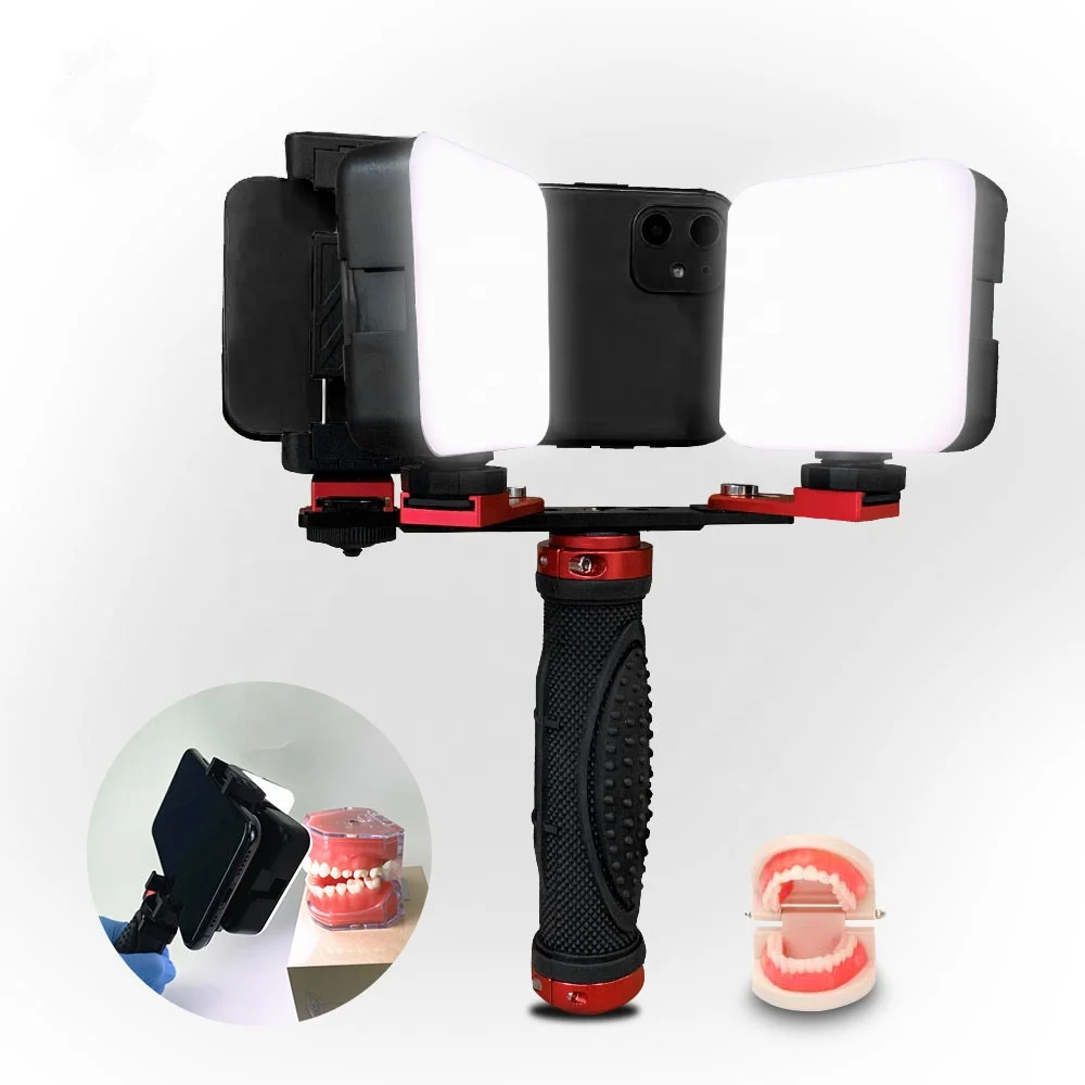 Portable Oral Mobile Phone Flash Filling Light Denta Photography  lighting With Blueteeth Denta Photography flash Light