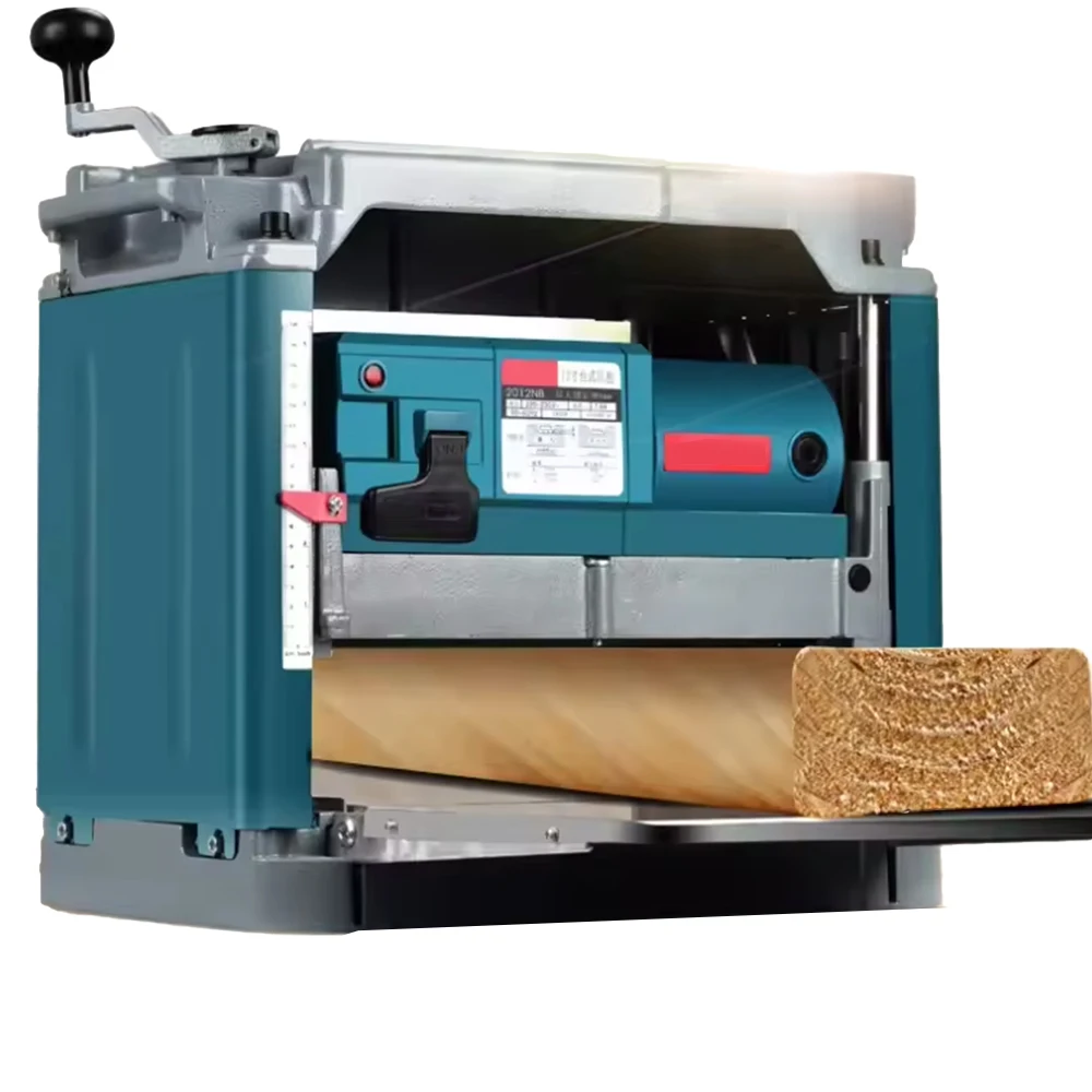 

Портативный малогабаритный деревообрабатывающий станок для строгания с низким уровнем шума, спиральный резец, многофункциональный, для толстых досок