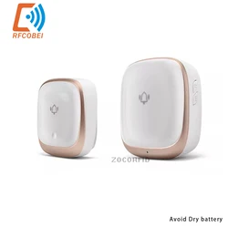 Wireless Doorbell 433Mhz Home Welcome Smart Doorbell 150M Long Wireless Distance Avoid Dry battery Flash light Home Welcome Door