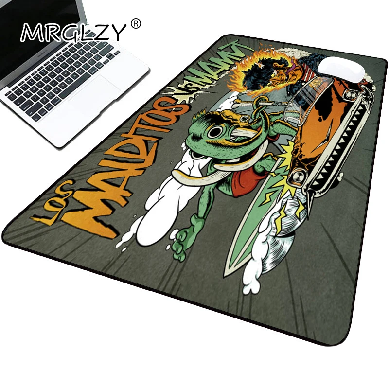 Gaming Mat Rubber Mat Soft Laptop Desktop Rat Fink Keyboard Table Computer Work Office Accessories Xxl Mousepad Mouse Gamer