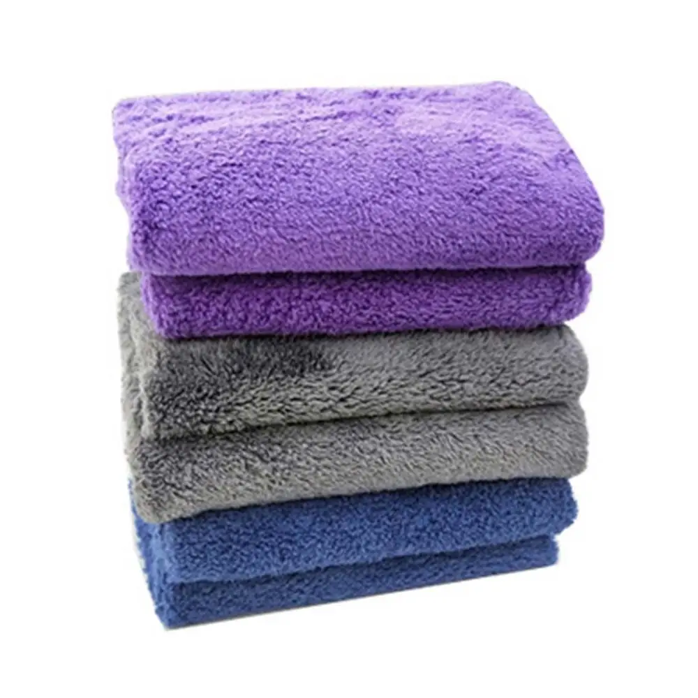 Towel Polishing Car Detailing Extra Microfiber Towels Car Cleaning Cloth Edgeless Cleaning Towel Plush Washing Rag